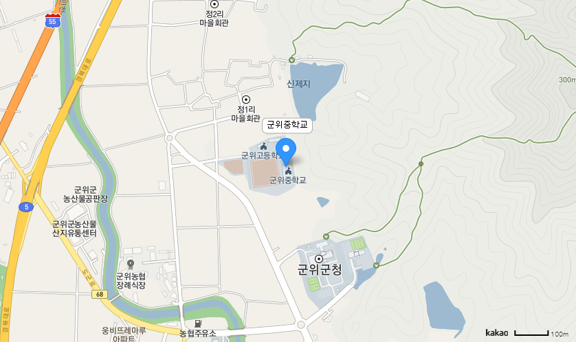학교 찾아오시는 길 지도